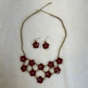 Necklace and earring set